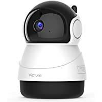 [2020 Versión] Victure 1080P Cámara Vigilancia WiFi Interior- Visión Nocturna- Detección de Movimiento y Sonido- Audio…